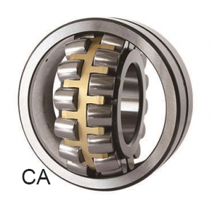CA Spherical Roller Bearing diagram showing brass cage design
